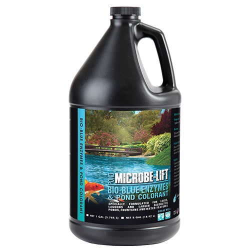 MICROBE-LIFT 20119 Bio-Blue Enzymes & Pond Colorant 1 Gallon MLBBG4