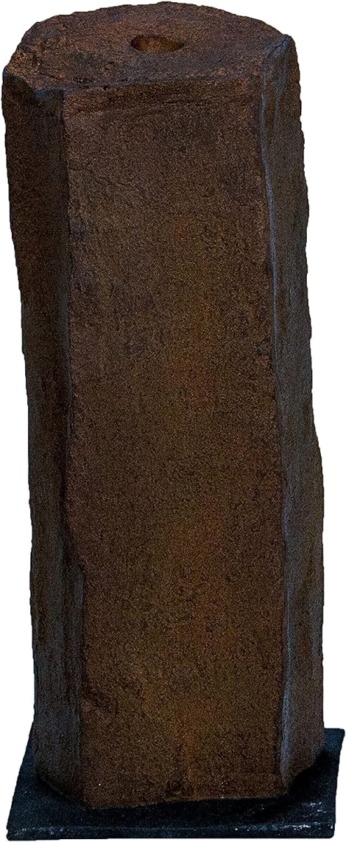 24 x 10 in. Faux Basalt Column Fountain