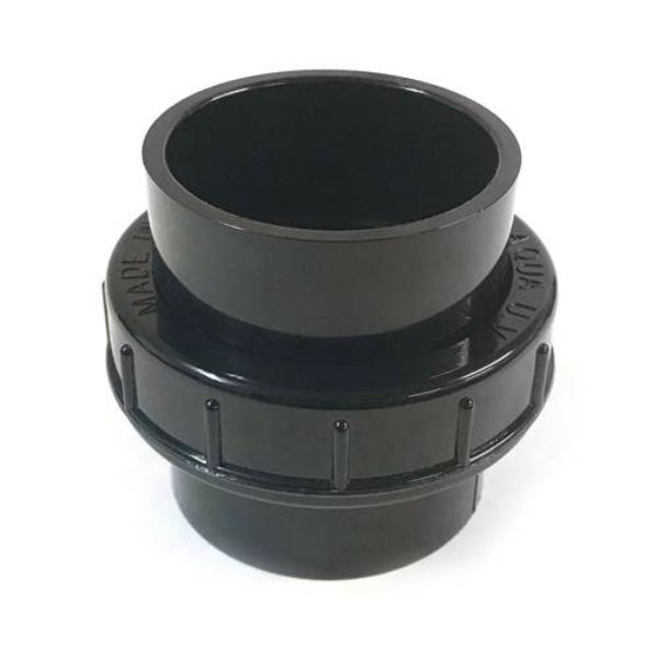A40116 2 in. Slip x Slip Union, Black