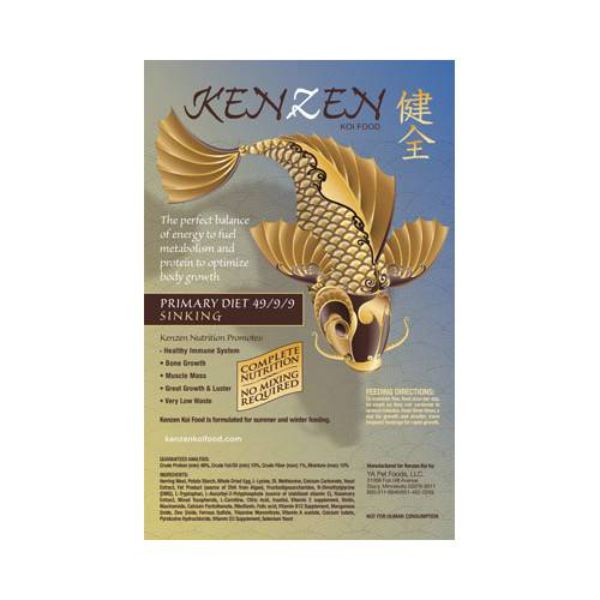 Picture of Kenzen Koi Foods 98115 10 lbs Sinking Primary Diet Koi Food