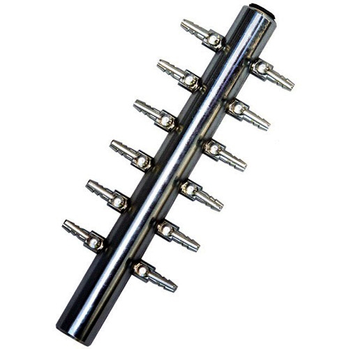 AD-12 12 Tap Air Manifold Kit with L Tube & Adapter