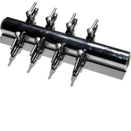 8 Tap Air Manifold Kit with L Tube & Adapter