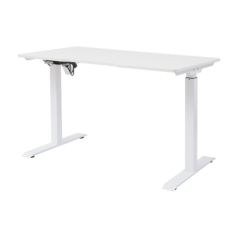 Picture of Unique Furniture SWIFT-WH 47 in. Electric Height Adjustable Swift Sit & Standing Desk&#44; White