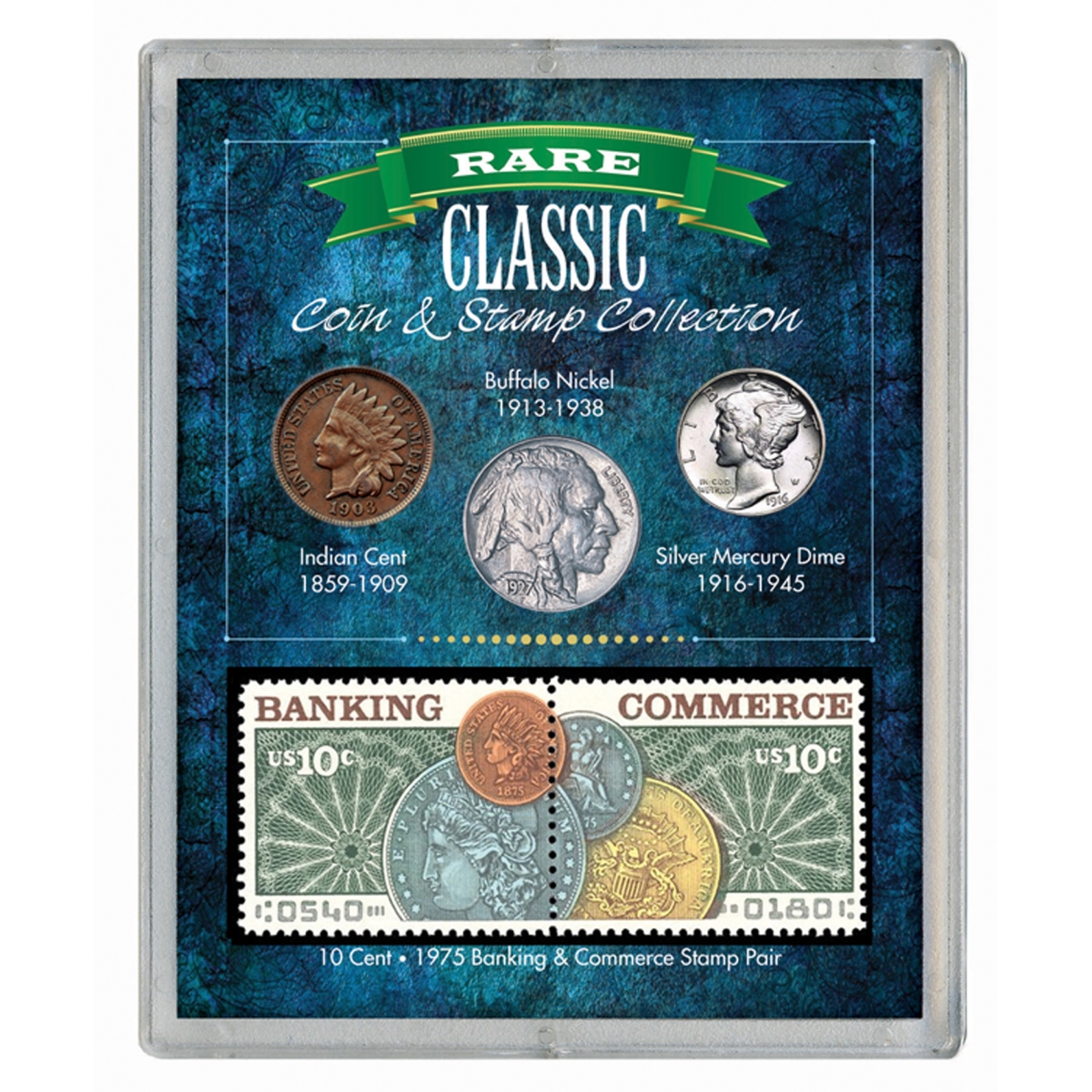 Picture of American Coin Treasures 12475 Rare Classic Coin & Stamp Collection