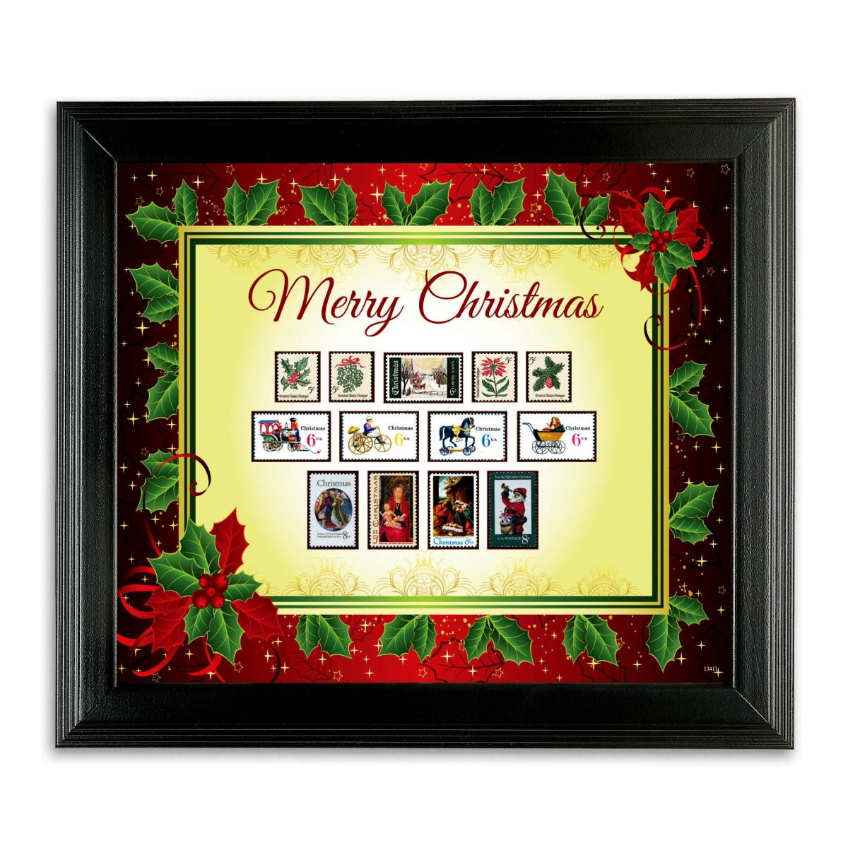 Picture of American Coin Treasures 13411 Framed Vintage Christmas Stamps