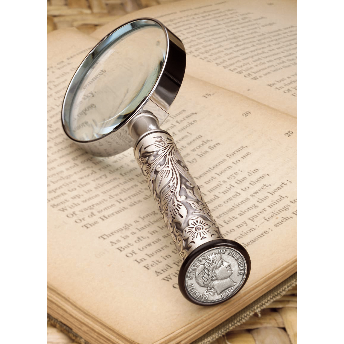 Picture of American Coin Treasures 13648 Silver Barber 1800s Dime Magnifying Glass