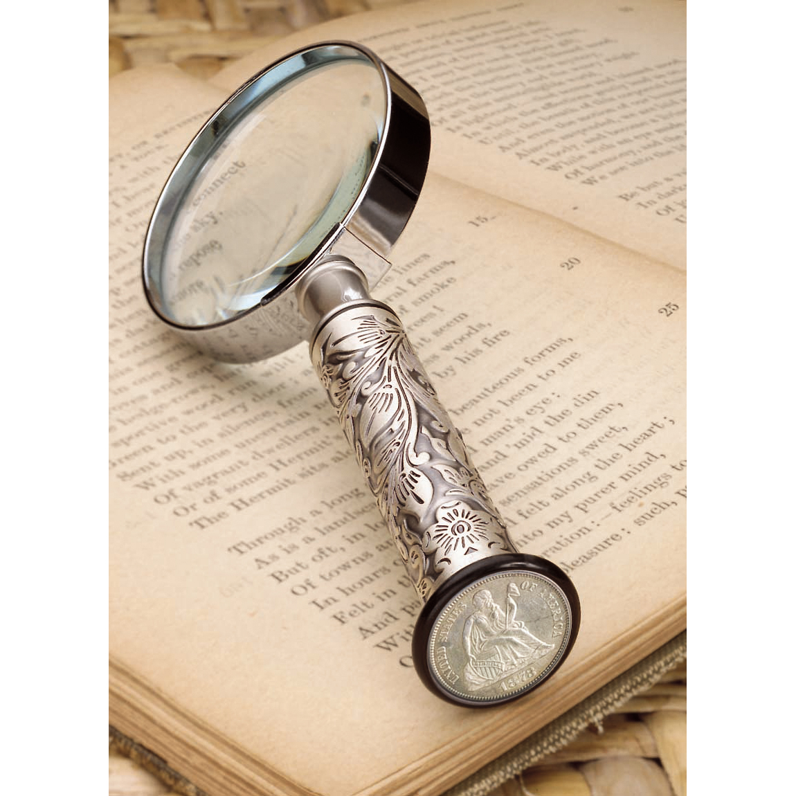 Picture of American Coin Treasures 13649 Silver Seated Liberty Dime Magnifying Glass