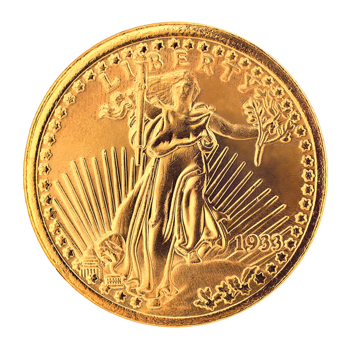 Picture of UPM Global 3540 Tribute to Americas Most Beautiful Coins - Dollar 20 Saint Gaudens Gold Piece 1907-1933 Replica Coin