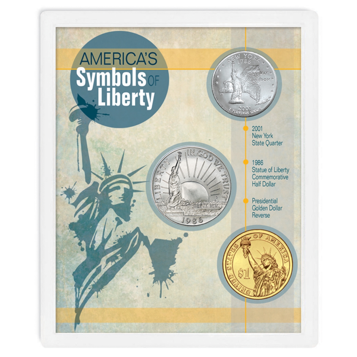 Picture of UPM Global 12631 Americas Symbols of Liberty Coin