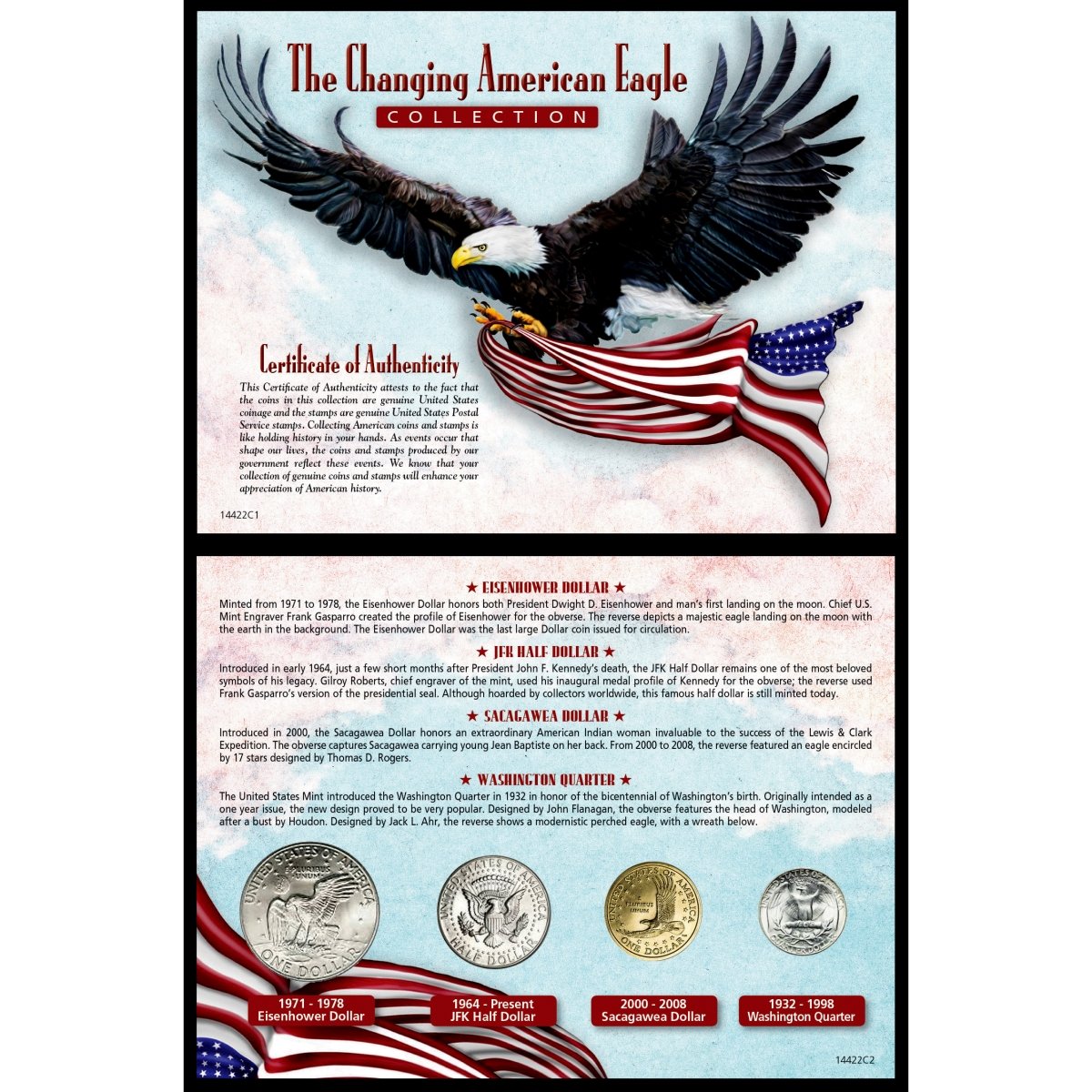 Picture of UPM Global 14422 Changing American Eagle Coin Collection