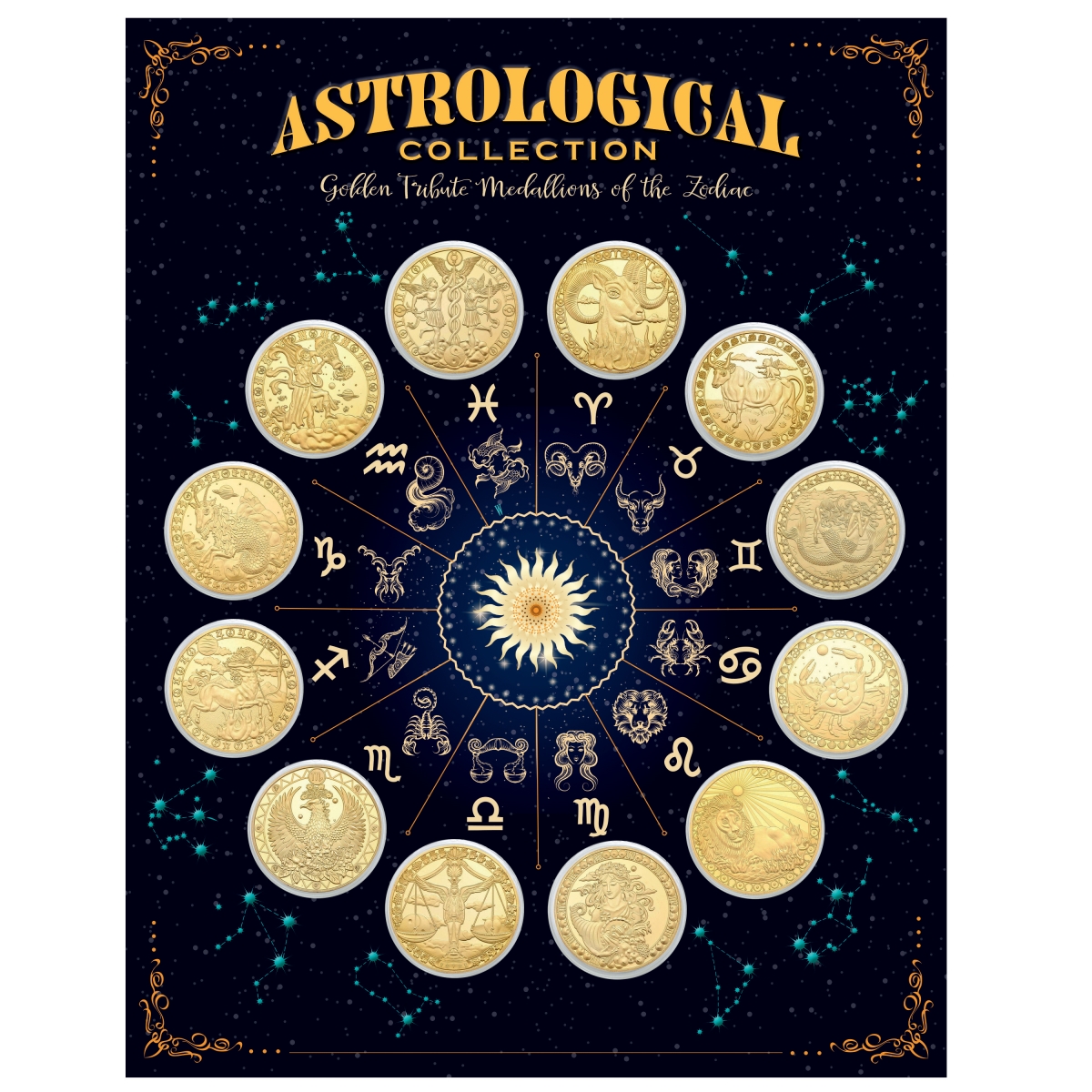 Picture of UPM Global 16190 Astrological Medallions of the Zodiac