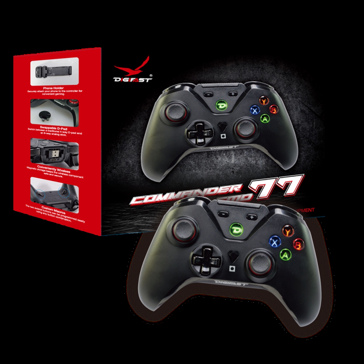 Picture of Digifast CMD77 Commander Series Gaming Wireless Controller