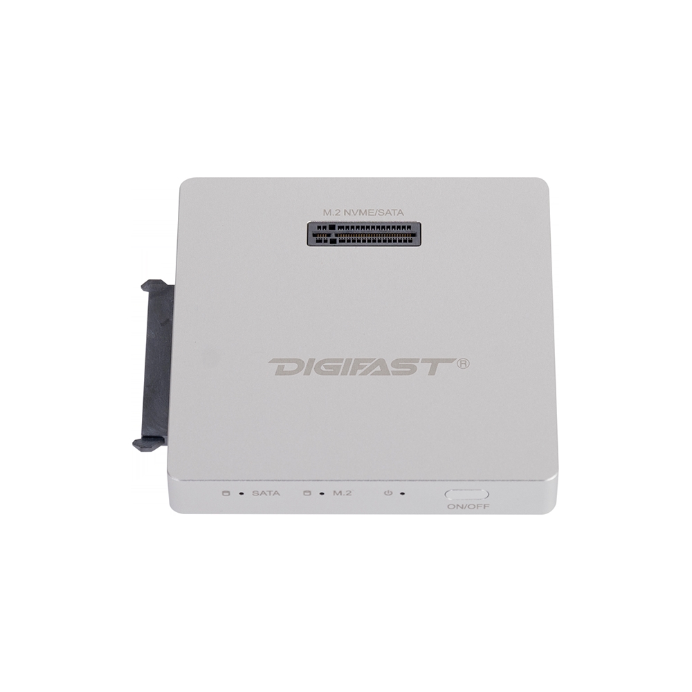 DX3-S  DX3 M.2/SSD Docking Base Ultra High Speed Read and Write - Silver