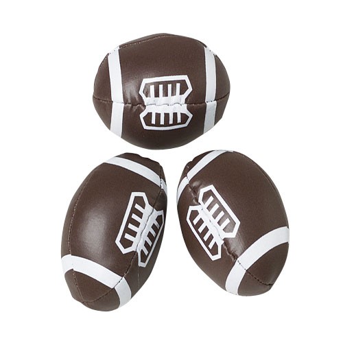 Picture of USToy GS241X9 2.5 in. Mini Toy Football&#44; 9 Per Pack - Pack of 12