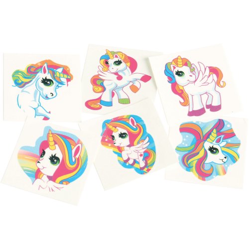 Picture of US Toy 675 Unicorn Temporary Tattoos - Pack of 144