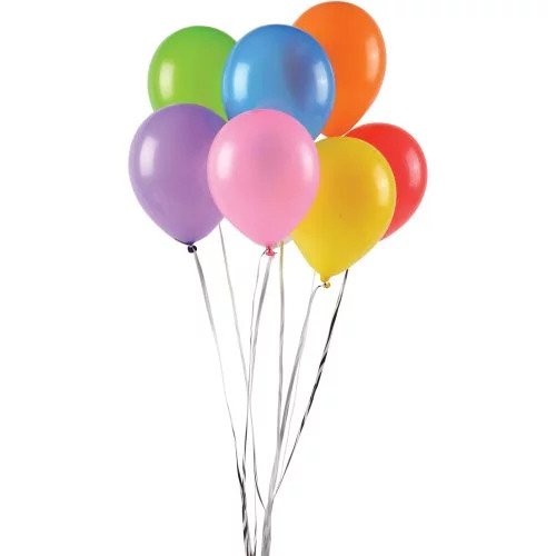 6 in. Party Balloons - Assorted
