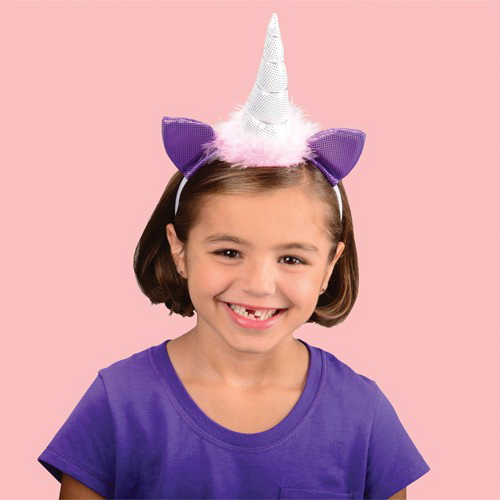 Picture of US Toy H571 Unicorn Party Headband