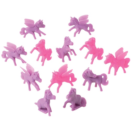 Picture of US Toy 4471 Pink &amp; Purple Mini Ponies - Pack of 12