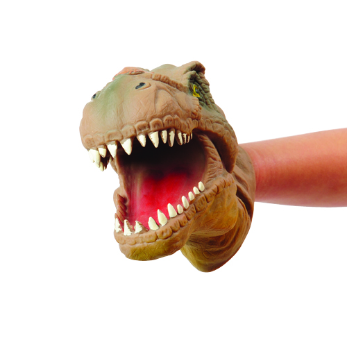 Picture of US Toy 4488 6 Piece Stretchy Dino Hand Puppets - Pack of 6