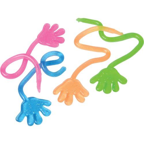 72 Piece Glitter Sticky Hands - Pack of 72