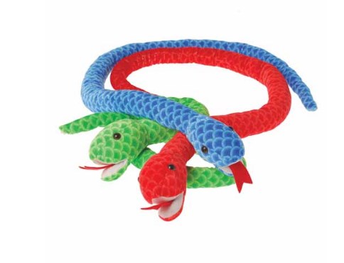 Jumbo Plush Scaly Snakes