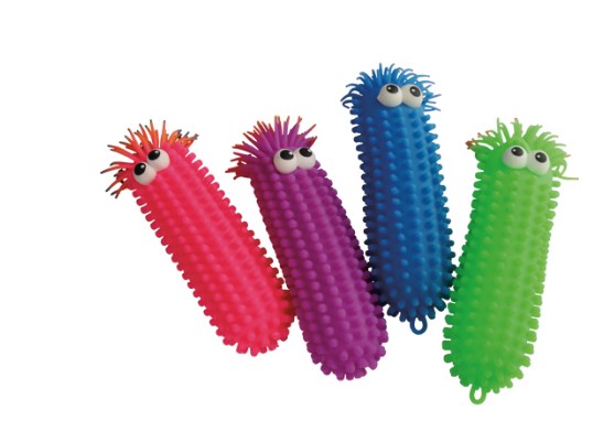 Knobby Puffer Toy with Eyes