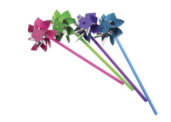 4 x 10.75 in. Bright Pinwheels