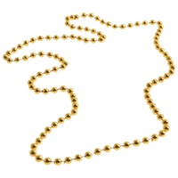 Picture of US Toy JA426 Metallic Bead Necklaces - Gold