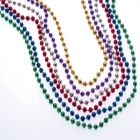 6 mm Metallic Bead Necklaces