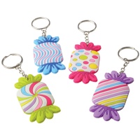 US Toy KC406 Candy Rubber Keychains