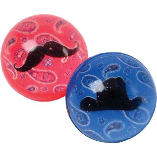 Picture of US Toy 4601 Bandana Bounce Balls - 32 mm - Pack of 12