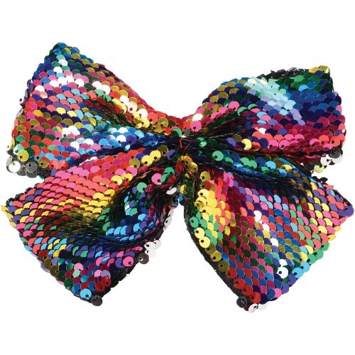 Picture of US Toy JA859 Rainbow Sequins Hair Bow