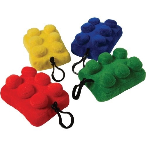 Picture of US Toy SB660 Block Mania Clip Plush - Pack of 12