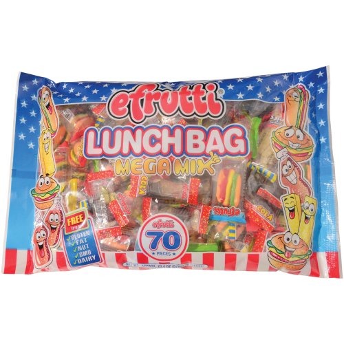 US Toy  Lunch Bag Megamix Gummies - 70 Piece