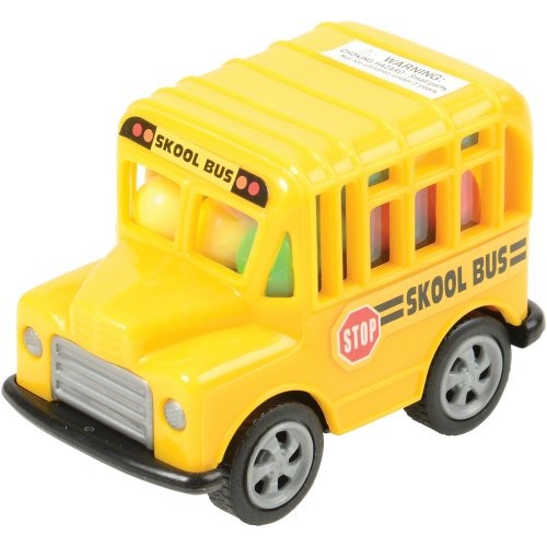 US Toy CA626 0.53 oz 2.75 in. Skool Bus Toys