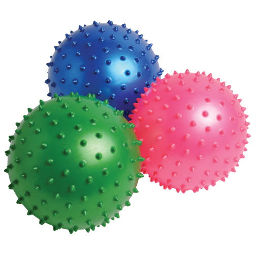 Picture of US Toy GS816 7 in. Knobby Balls&#44; Pink&#44; Blue & Green - 250 Piece