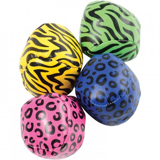 Picture of US Toy GS888 Animal Print Kick Balls - 4 Piece