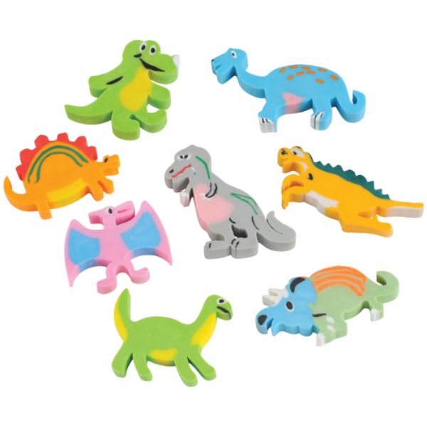 Dino Erasers Toy, Assorted Styles