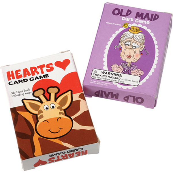 US Toy  Old Maid & Hearts Value Card Games