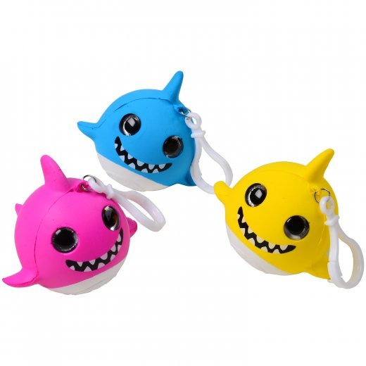 Squishy Sharks Toy with Glitter Eyes