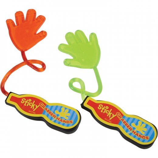 US Toy MX579 Sticky Grabber Hands Toy for 3 Years Plus