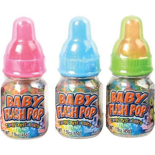 US Toy CA630 4 in. Baby Flash Pop Toy, Assorted Color - 12 Piece