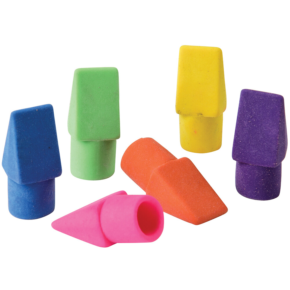 678 Pencil Top Erasers - 144 Piece