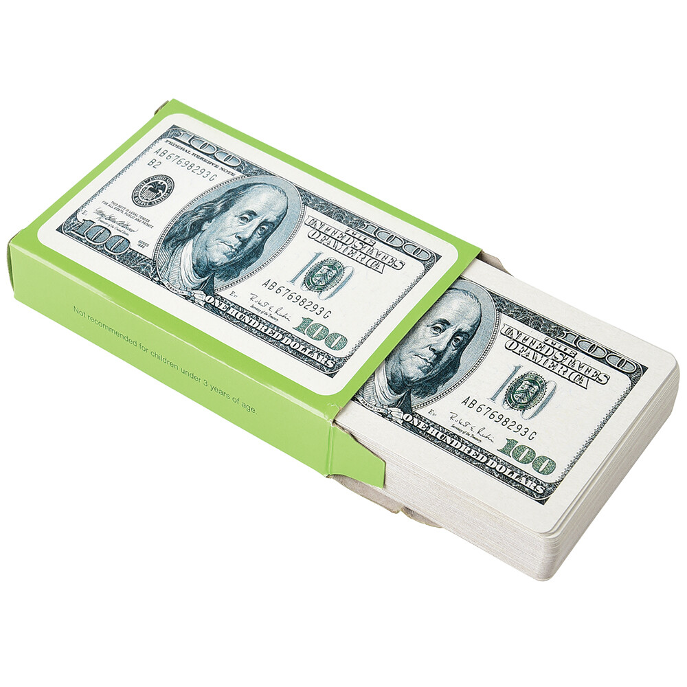 VL426 100 Dollar Playing Cards