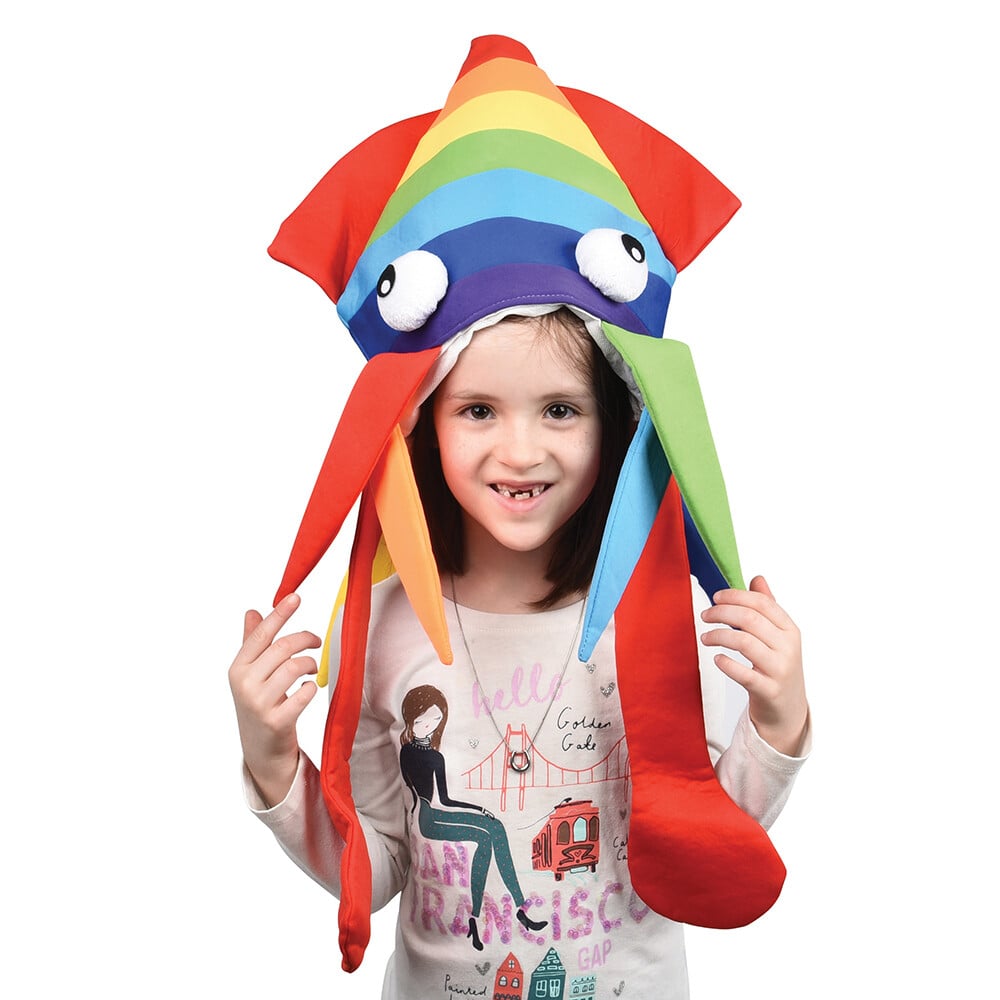 Picture of U.S.Toy H578 Rainbow Squid Hat