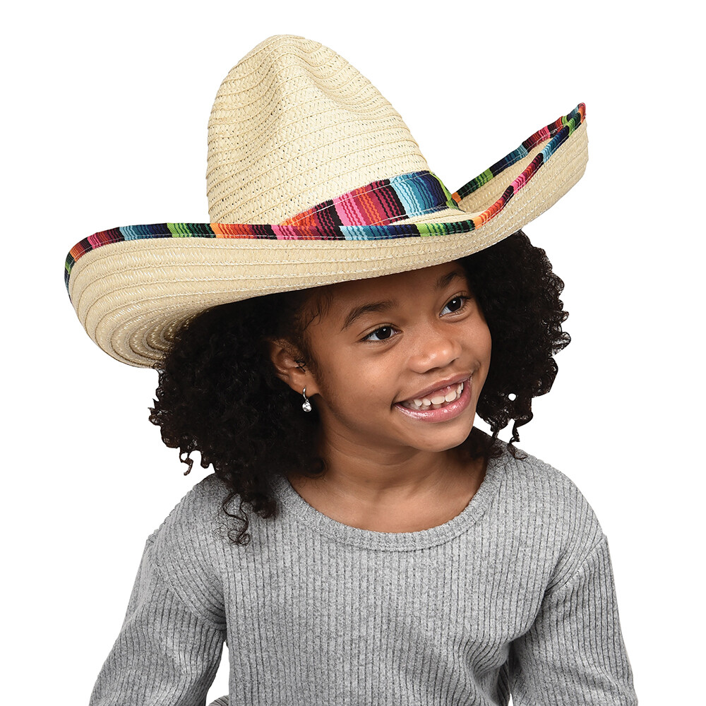 Picture of U.S.Toy H581 Grass Woven Child Sombrero