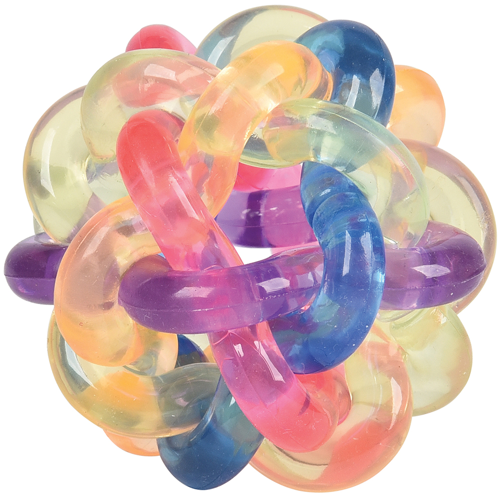 Jumbo Intertwine Bounce Ball - Multicolor - 2.05 lbs - Interactive Fun Toy