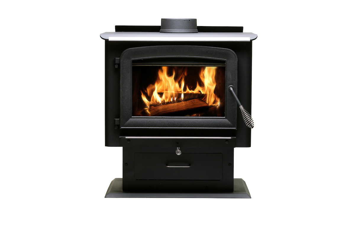 Picture of Ashley Hearth Products AW2020E-P 2000 sq. ft. Pedestal Wood Stove