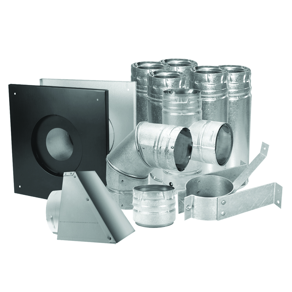 SD3000-A 3 in. Stainless Steel Pellet Stove Vent Kit