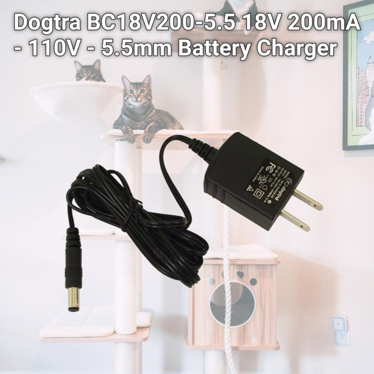 Picture of Dogtra BC18V200-5.5 18V 200mA - 110V - 5.5mm Battery Charger